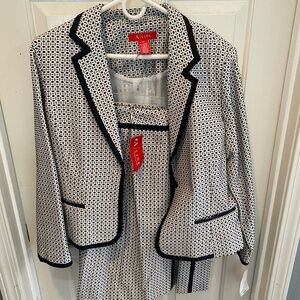 A Line Jacket and Skirt Lined